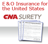 E & O INSURANCE FOR THE UNITED STATES